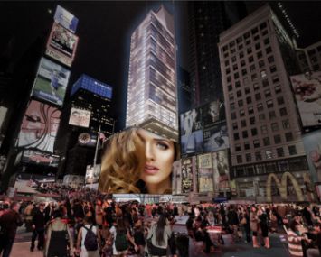 Rendering of Times Square Gateway Center.