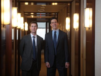 Michael Nash, left, and Stephen Plavin.