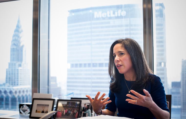 Priscilla Almodovar, Head of Community Development Banking at J.P. Morgan Chase (Photo by Michael Nagle)