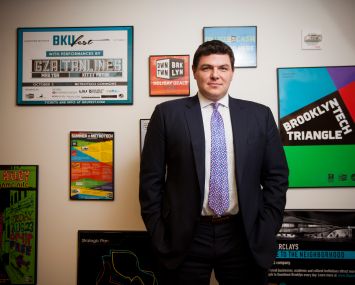 Tucker Reed, president of the Downtown Brooklyn Partnership.