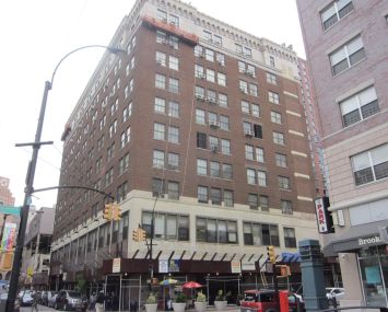210 Livingston Street before the building was demolished