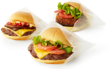 Shake Shack burgers.