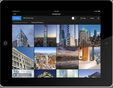Screenshot of the new Honest Buildings app