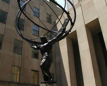 Atlas Statue at Rockefeller Center