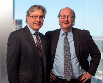 Richard Bernstein and Peter Hennessy. (Photo: Mike Nagle)