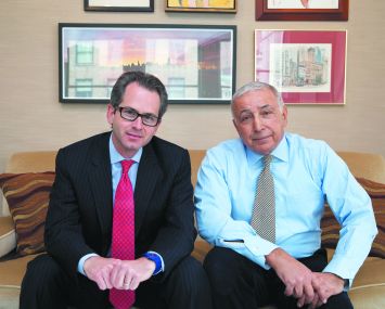 From left: Jeremy Shell and Tom Elghanayan of TF Cornerstone