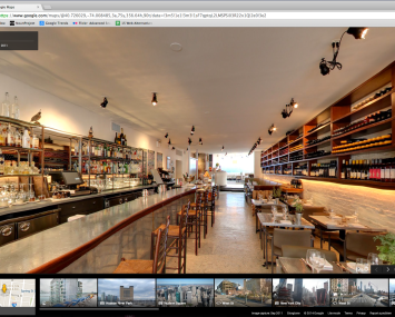 Google Maps interior view of Giorgione restaurant.