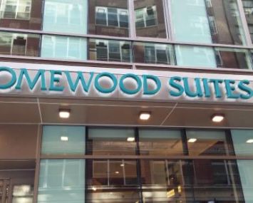 Hilton Homewood Suites at 312-318 West 37th Street.