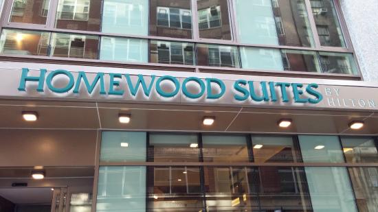 Hilton Homewood Suites at 312-318 West 37th Street.