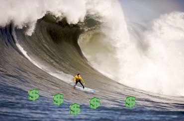 Timing is everything, in surfing and real estate.