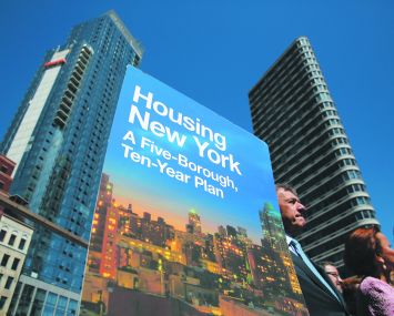 De Blasio affordable housing plan