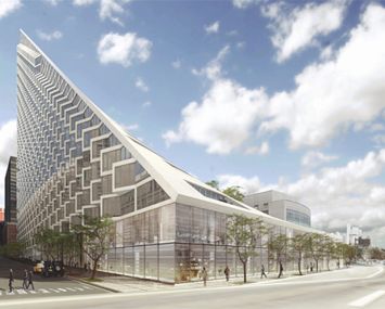 A rendering of 625 West 57th Street. (Durst Fetner)