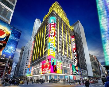 Rendering of the upcoming lights at 1441 Broadway. (Winick Realty Group)