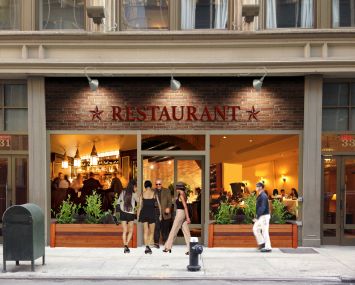 A rendering of the condo unit at 31 East 28th Street that will be home to a Kosher steakhouse.