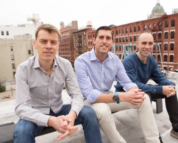 Hightower co-founders Donald Desantis, Brandon Weber and Niall Smart (from left).