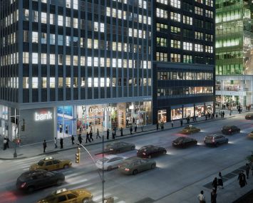 Rendering of 1065 Avenue of the Americas, aka 5 Bryant Park.