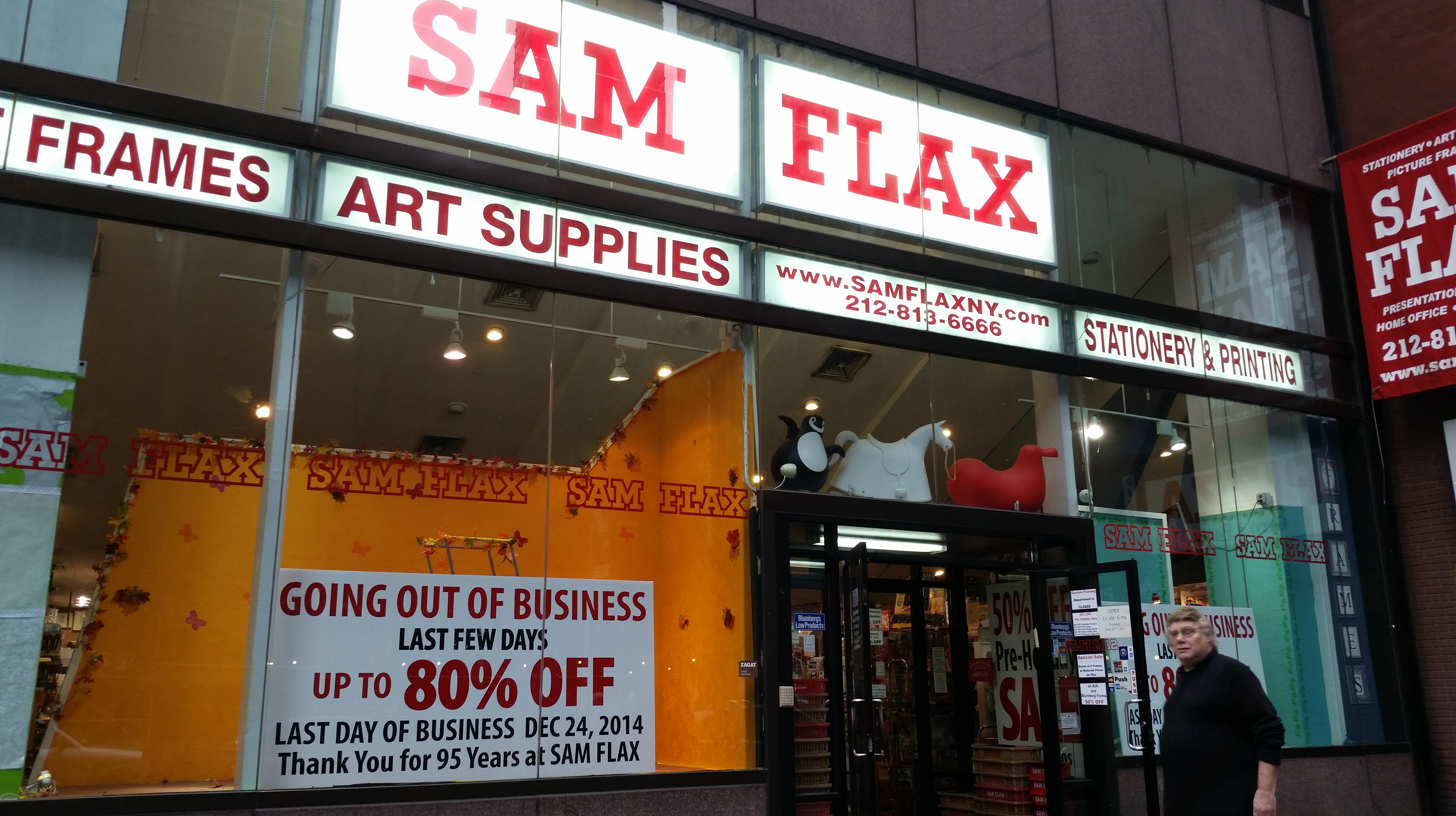 Sam Flax Flagship Closing After 95 Years of Selling Art Supplies