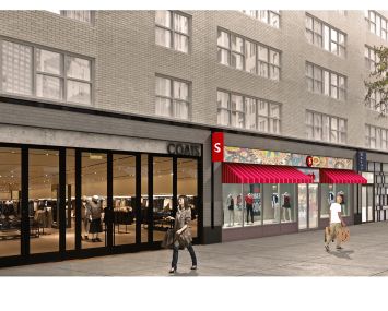 Rendering of the retail space at 2001-2017 Broadway. (Callison)
