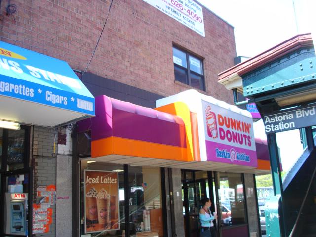 One of the many Dunkin' Donuts locations in Queens.