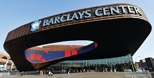 The Barclays Center.