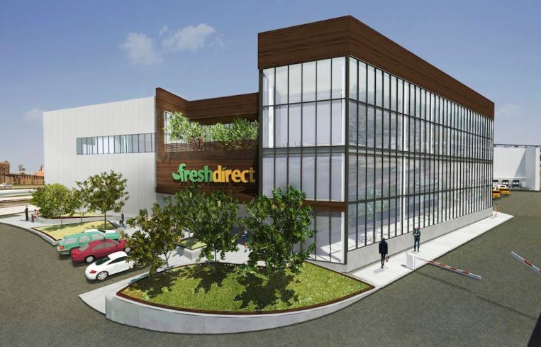 A rendering of FreshDirect's new headquarters.