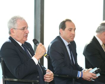 Messrs Sturner and Resnick at this morning's panel.