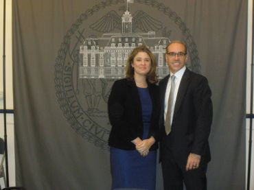 Deputy Mayor Alicia Glen and Staten Island Borough President Jimmy Oddo (Jane K. Callahan).