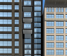 Rendering of the Prime Hotel at 17 West 24th Street. 