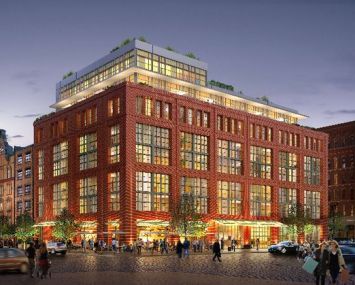 Rendering of 456 Greenwich Street (credit: Stephen B. Jacobs).