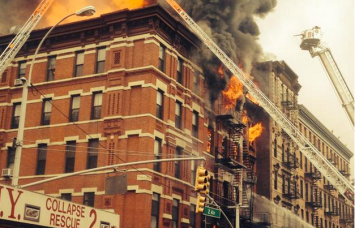 East Village fire (Photo: NYPD Special Ops)