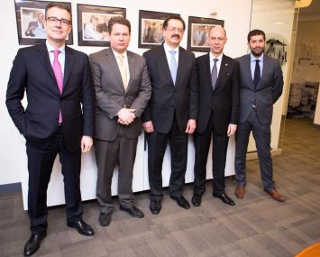 Niolaos Bakatselos, Kyp Bazenikas, Louis Katsos, Simos Anastasopoulos and Dimitris Iliopoulos (Photo: Arman Dzidzovic).