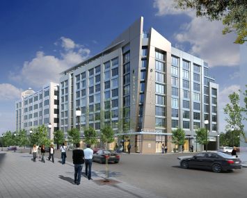 Rendering of Hyatt Place Arlington.