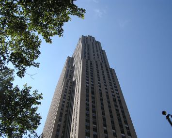The General Electric building. (GE no longer owns the property).