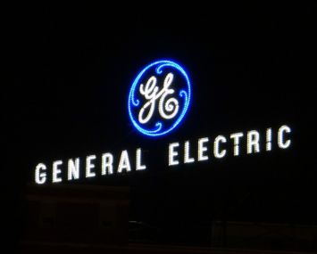 General Electric sign.
