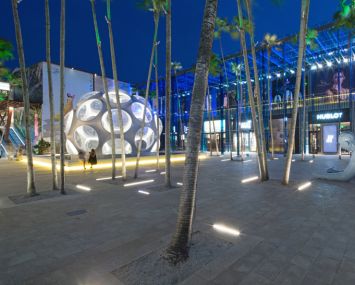 Miami Design District's Fujimoto Courtyard.