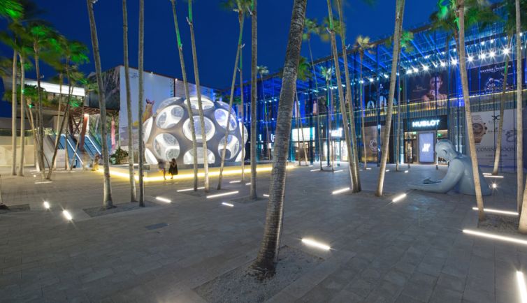 Miami Design District's Fujimoto Courtyard.