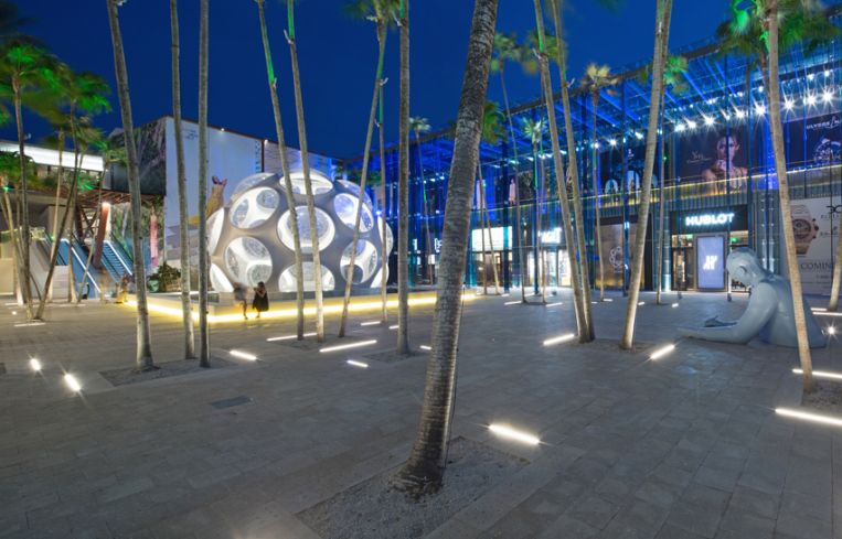 Miami Design District's Fujimoto Courtyard.