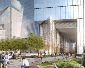 Rendering of 10 Hudson Yards.