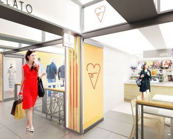 Rendering of the Turnstyle food hall.