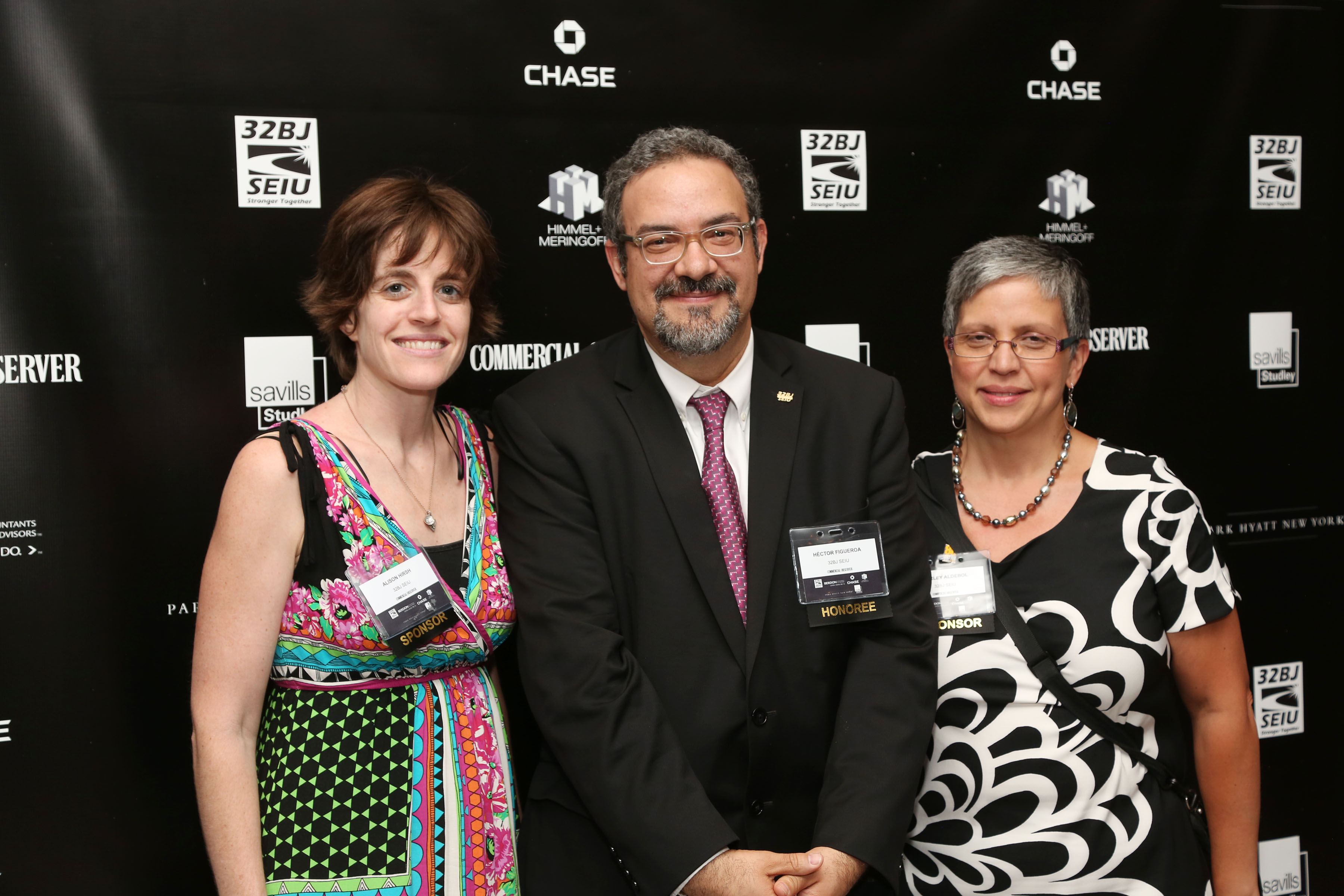 Allison Hirsh, Hector Figueroa, Shirley Aldebol==
Commercial Observer Power 100 And Power 50==
Park Hyatt New York, Onyx Room, NYC==
June 17, 2015==
©Patrick McMullan==
photo - J Grassi/PatrickMcMullan.com==
==