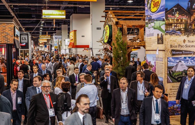 ICSC crowd in Las Vegas.