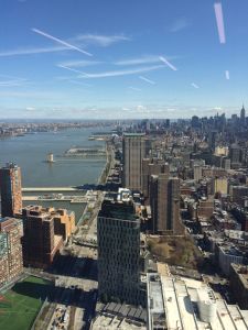 The view from High 5 Games' office at 1 World Trade Center.