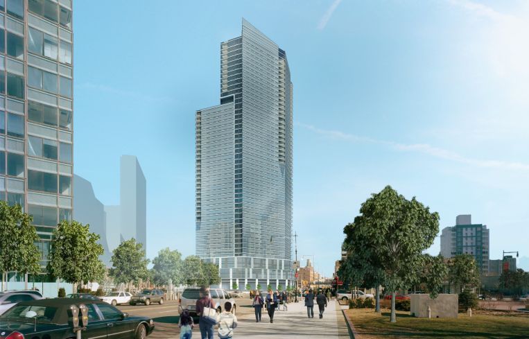 A Rendering of 43-25 Hunter Street (Image: SLCE Architects).