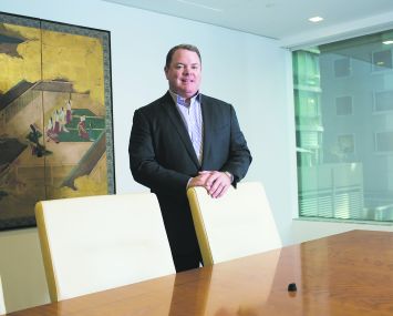 Bill O'Connor, President and CEO of O'Connor Capital Partners, in his offices at 535 Park Ave.