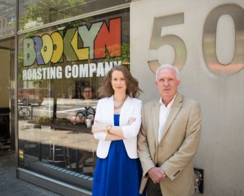 Two Trees Management Company's Elizabeth Bueno and Dan Conlon leased space to Brooklyn Roasting Company at 50 West 23rd Street (Photo: Arman Dzidzovic/Commercial Observer).