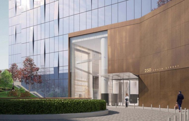 A rendering of 250 South Street (Image: Extell).