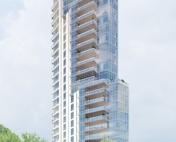500 Walnut Street rendering (Image: Scannapieco Development Corporation)