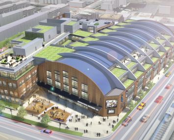 A rendering of the Uline Arena (Image: Douglas Development).