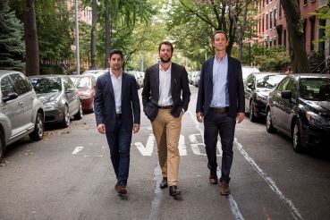 Avi Fisher, Brian Ezra, and Jesse Wark, principals of Avery Hall Investments (Photo: Michael Nagle).
