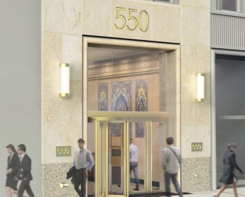 Image of the exterior of 550 Seventh Avenue.